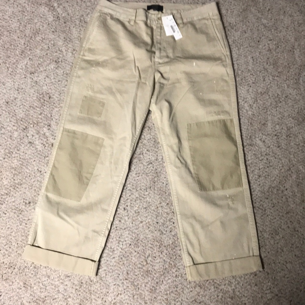 J crew NWT paint splatter wide leg boyfriend